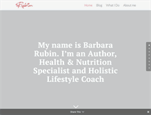 Tablet Screenshot of barbararubin.org